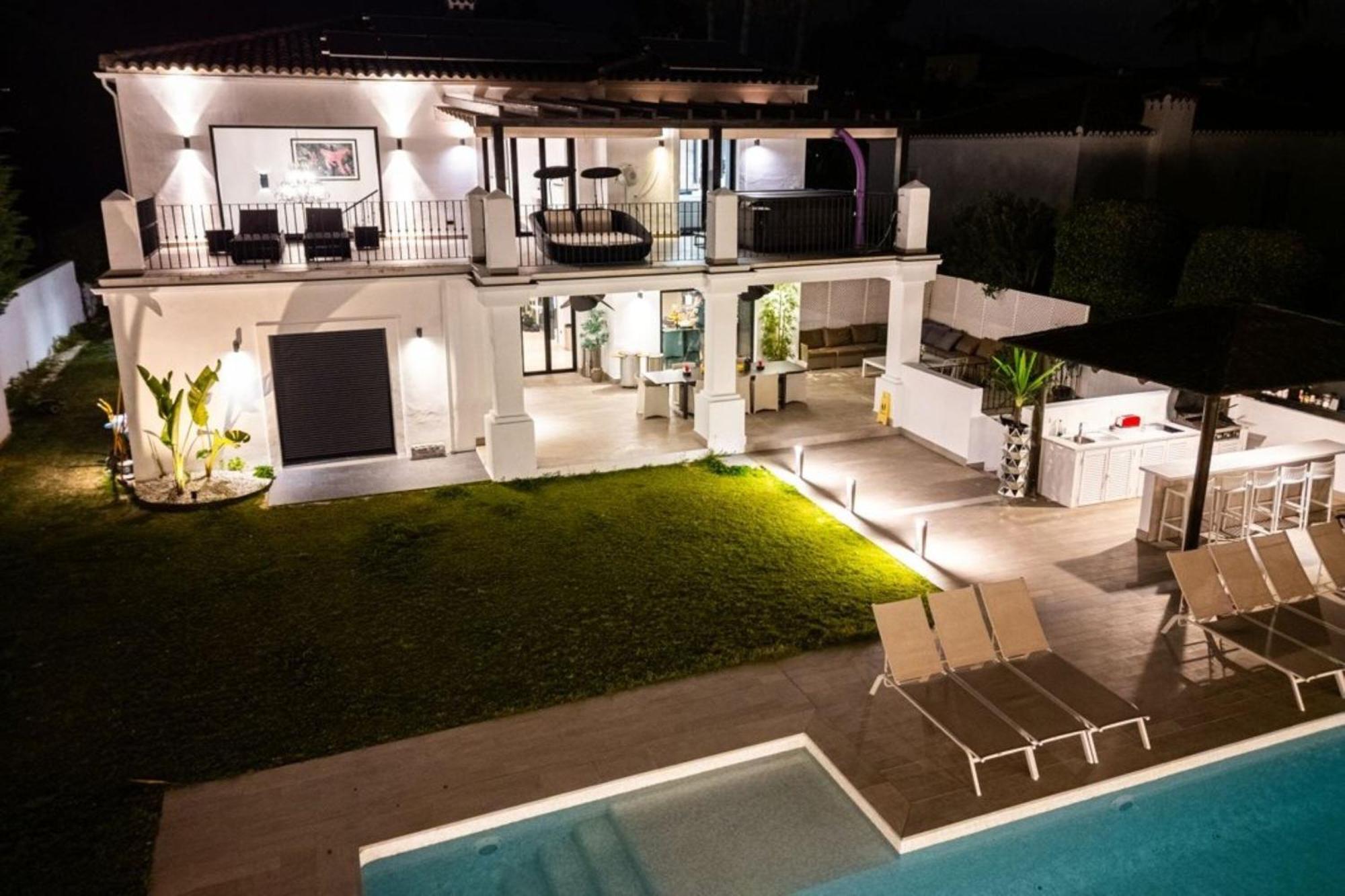 Villa New Zacaluca Pool Sauna & Gym - Happy Rentals Marbella Exterior photo